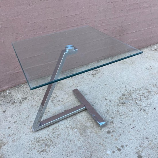 Βοηθητικό τραπεζάκι Γυάλινο   60χ60χ57Η