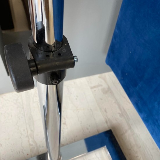 Τραπεζάκι βοηθητικό ρυθμιζόμενο γυάλινο 50χ35χ73Η