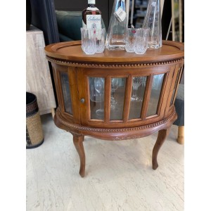 Μπαράκι ποτών οβάλ 77χ48χ77Η