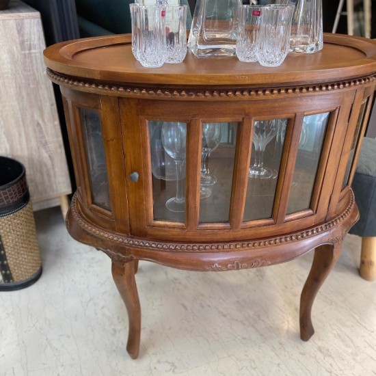 Μπαράκι ποτών οβάλ 77χ48χ77Η