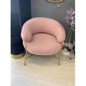 ΠΟΛΥΘΡΟΝΑ TRUDI ΑΠΟ ΜΠΟΥΚΛΕ ΣΑΠΙΟ ΜΗΛΟ ΜΕ ΧΡΥΣΟ ΣΚΕΛΕΤΟ 84x79x76Υ εκ.