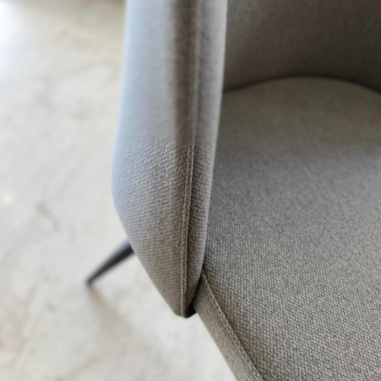 Liza καρέκλα - πολυθρόνα γκρι 52χ46χ85Η