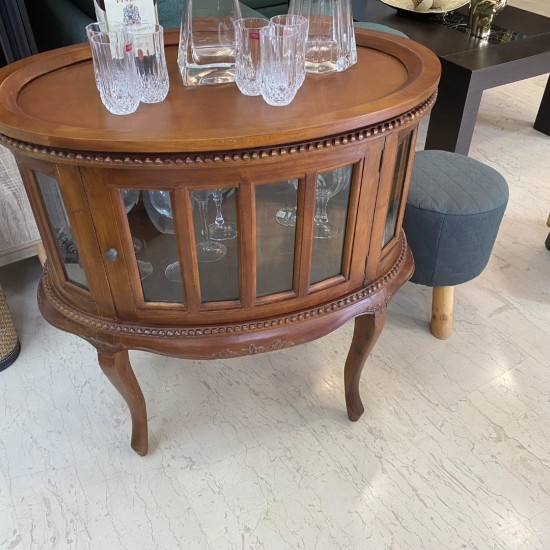 Μπαράκι ποτών οβάλ 77χ48χ77Η