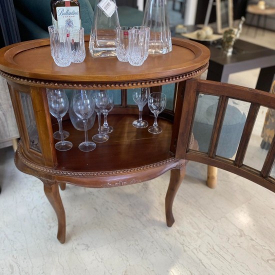 Μπαράκι ποτών οβάλ 77χ48χ77Η