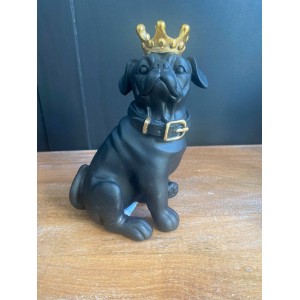 BURNIE 1 DECO POLYRESIN ΜΑΥΡΟ ΧΡΥΣΟ 13x9xH16,5cm BURNIE 1 DECO POLYRESIN ΜΑΥΡΟ ΧΡΥΣΟ 13x9xH16,5cm