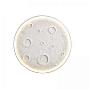 MOON ΕΠΙΤΟΙΧΙΟ ΦΩΤΙΣΤΙΚΟ LED ΓΥΨΙΝΟ ΦΥΣΙΚΟ Φ60x7cm