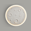 MOON ΕΠΙΤΟΙΧΙΟ ΦΩΤΙΣΤΙΚΟ LED ΓΥΨΙΝΟ ΦΥΣΙΚΟ Φ60x7cm