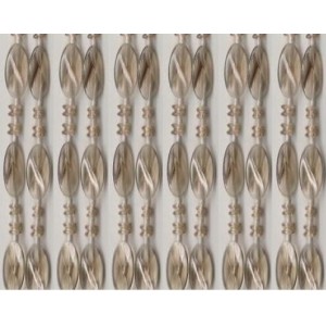 Κουρτίνα Πόρτας Χάντρα γκρι  140X230CM