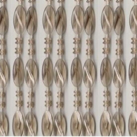 Κουρτίνα Πόρτας Χάντρα γκρι  140X230CM