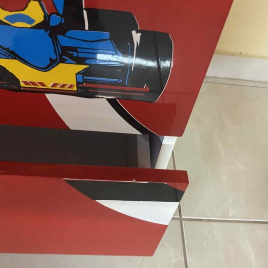 RACER ΠΑΙΔΙΚΗ ΣΥΡΤΑΡΙΕΡΑ ΜΕ 4 ΣΥΡΤΑΡΙΑ 60x40x90 cm