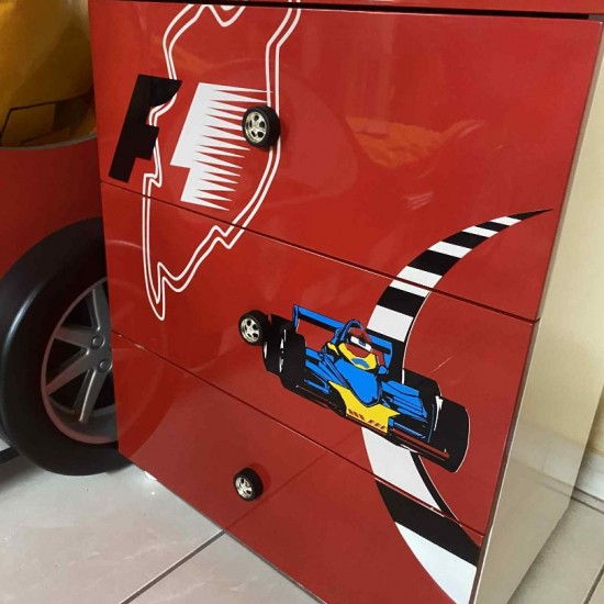 RACER ΠΑΙΔΙΚΗ ΣΥΡΤΑΡΙΕΡΑ ΜΕ 4 ΣΥΡΤΑΡΙΑ 60x40x90 cm