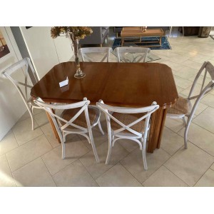 vintage τραπεζαρία  με καρέκλες