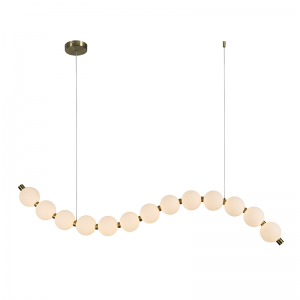 ARTEMIS ΚΡΕΜΑΣΤΟ ΦΩΤΙΣΤΙΚΟ LED ΑΚΡΥΛΙΚΟ ΑΛΟΥΜΙΝΙΟΥ ΧΡΥΣΟ 142,8x100cm