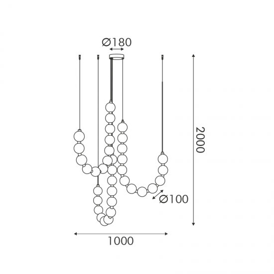 ARTEMIS ΚΡΕΜΑΣΤΟ ΦΩΤΙΣΤΙΚΟ LED ΑΚΡΥΛΙΚΟ ΑΛΟΥΜΙΝΙΟΥ ΧΡΥΣΟ 100x200cm