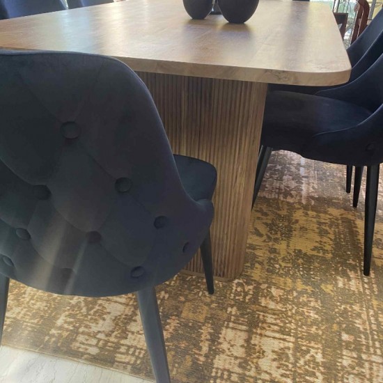 ΣΕΤ AVRA ΤΡΑΠΕΖΑΡΙΑ ΜΕ 6 ΚΑΡΕΚΛΕΣ  200,5Χ100Χ72Η