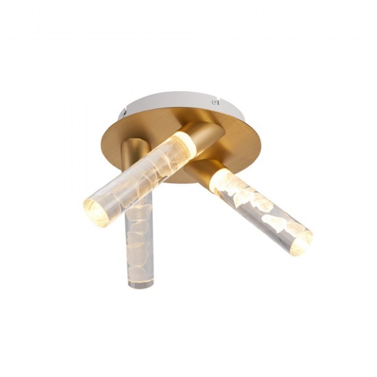 Πλαφονιέρα Οροφής 39.6εκ. Λευκή με Ενσωματωμένο LED