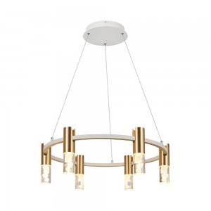 Κρεμαστό Φωτιστικό Λευκό LED με Ρυθμιζόμενο Λευκό Φως 60.6x60.6x150εκ.