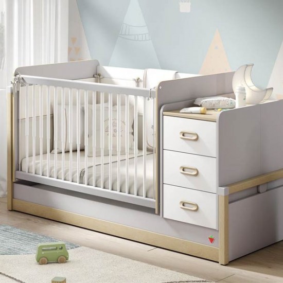 Βρεφική κούνιαWith Telescopic Rail 1.64x0.78x0.9H