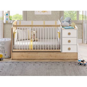 Βρεφική κούνια  With Telescopic Rail 1.64x0.78x0.9H