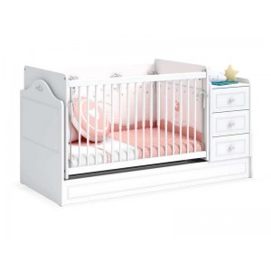 Βρεφική κούνια With Telescopic Rail (0.70 Χ 1.15) (0.70 Χ 1.60)