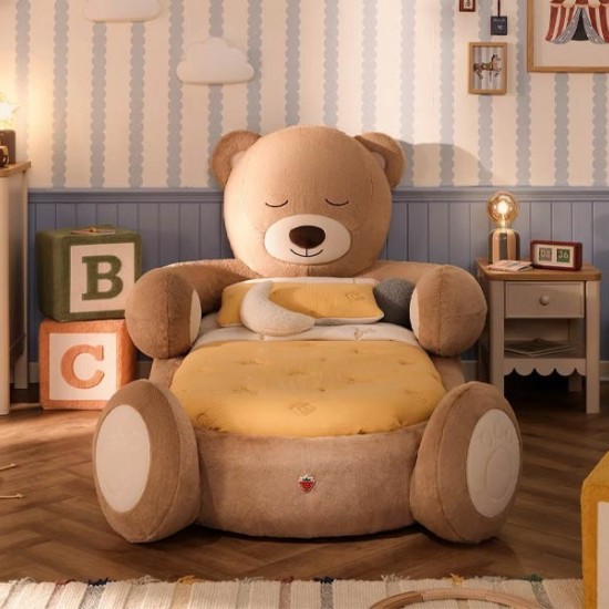 Παιδικό κρεβάτι Teddy bed με στρώμα Παιδικό κρεβάτι Teddy bed με στρώμα